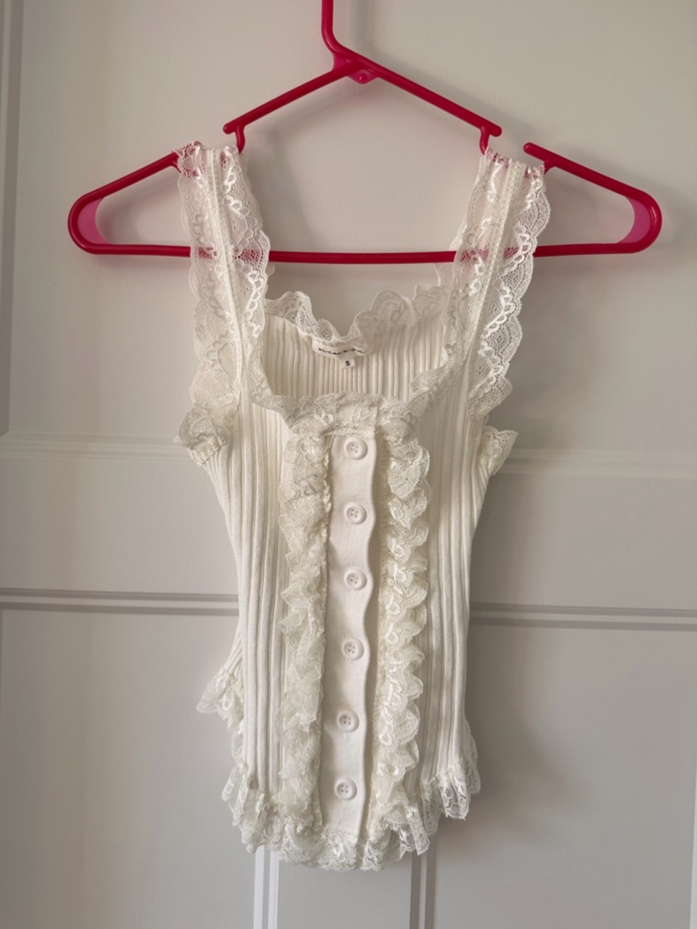 White Lace Tank Top